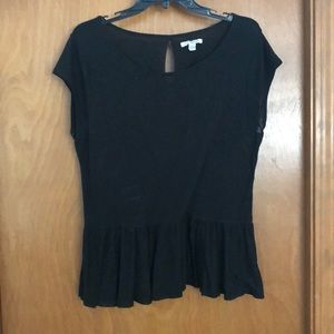 American Eagle black babydoll shirt